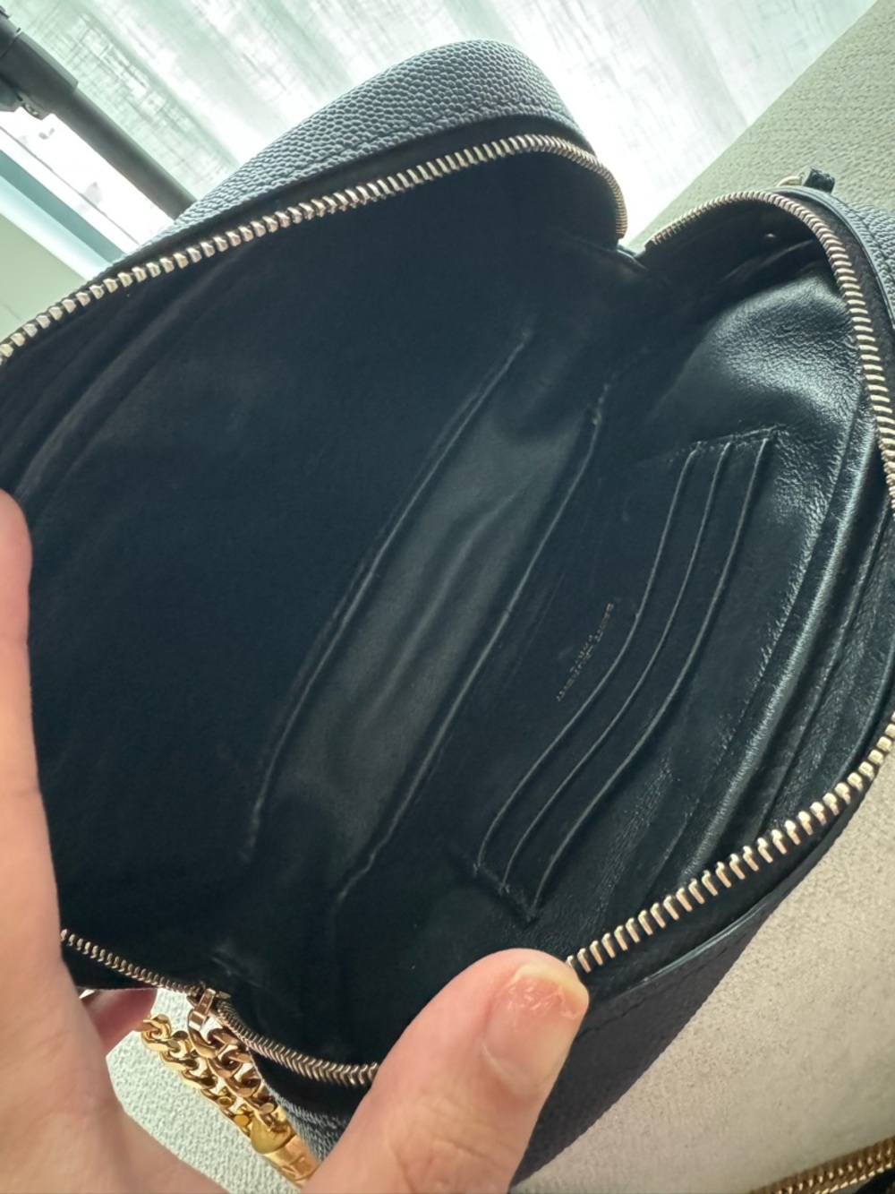 Saint Laurent Black Quilted Crossbody Camera Bag with Gold Hardware - Picture 11 of 11